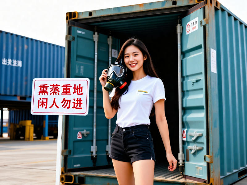 出入境海關(guān)熏蒸現(xiàn)場